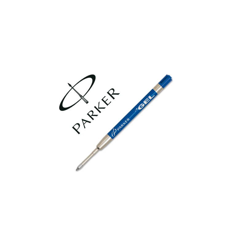 Recambio boligrafo gel parker azul