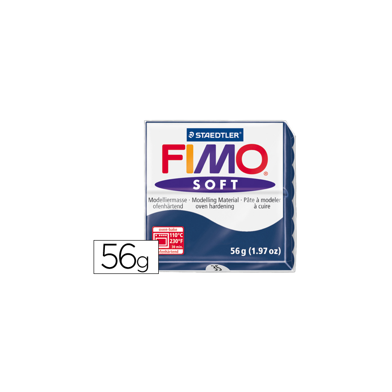 Pasta staedtler fimo soft 57 gr color azul windsor