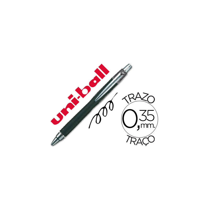 Boligrafo uni-ball jetstream sxn-210 retractil tinta hibrida color negro