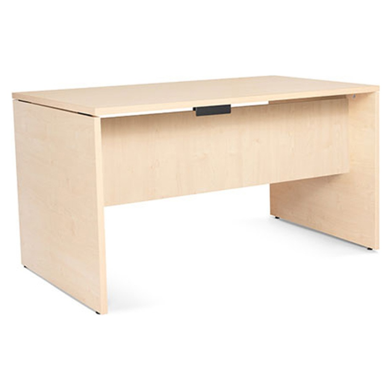 Mesa oficina rocada serie work 140x80 acabado aa01 haya/haya