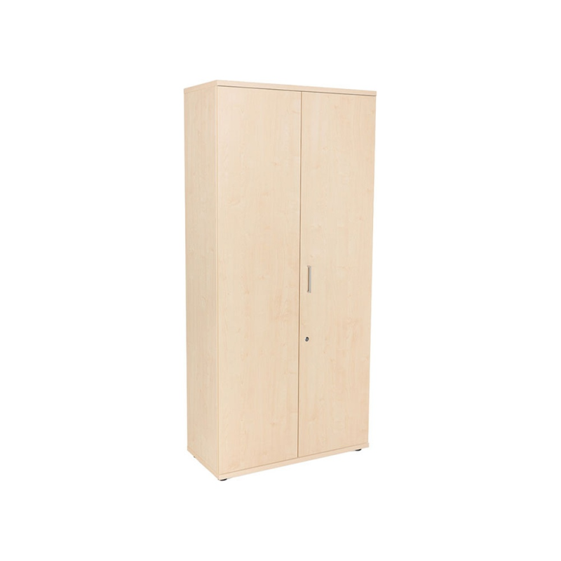 Armario rocada con cuatro estantes y dos puertas serie store 195x90x45 acabado aa01 haya/haya