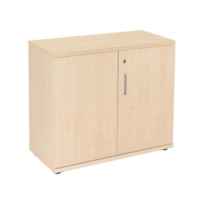 Armario rocada con un estante y dos puertas enteras serie store 78x90x45 acabado aa01 haya/haya