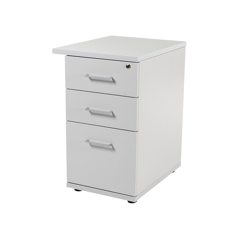 Cajonera rocada con 4 cajones serie store 74x47x60 cm acabado gris/gris
