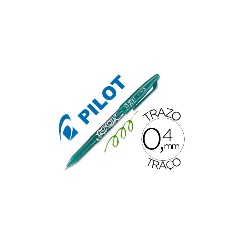 Boligrafo pilot frixion borrable verde