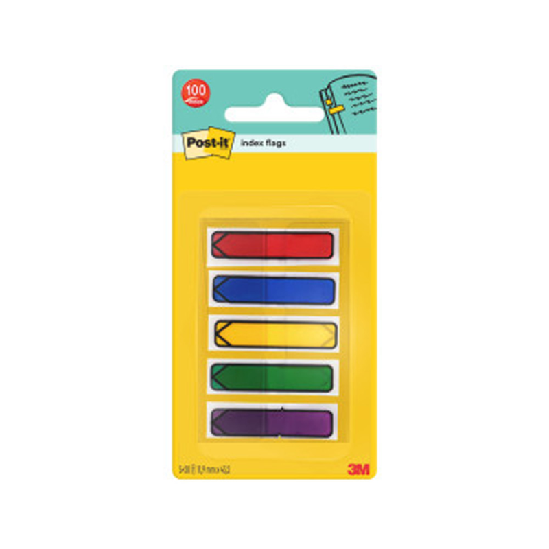Banderitas separadoras flechas dispensador colores brillantespost-it index 684arr1 100 banderitas