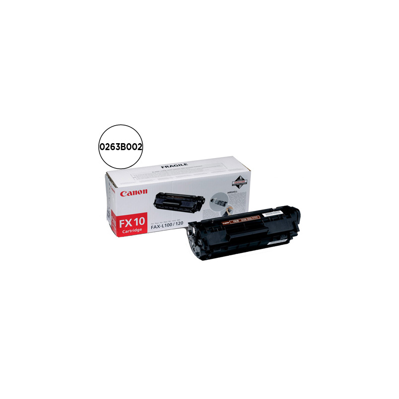 Toner canon l100/l120 fx-10 negro 2000 pag@5%