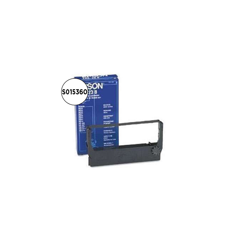 Cinta impresora epson erc-23b negra m-250 250a 255 255a 260 260a 264 265 265a 280 280a av tm-267/267ii