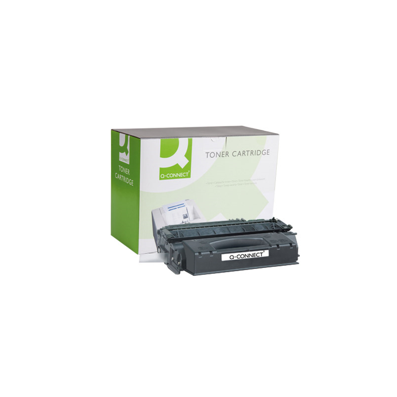 Toner q-connect compatible hp lj p2015 q7553x -7.000pag-negro