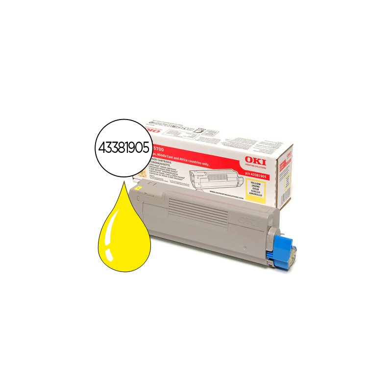 Toner oki c5600/5700 amarillo -2.000 pag-