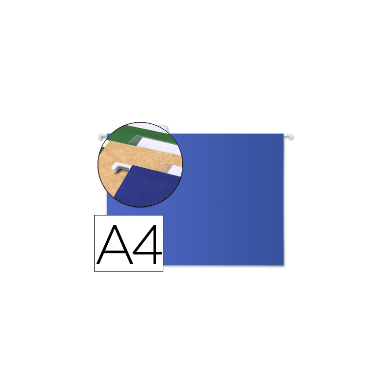 Carpeta colgante liderpapel a4 azul