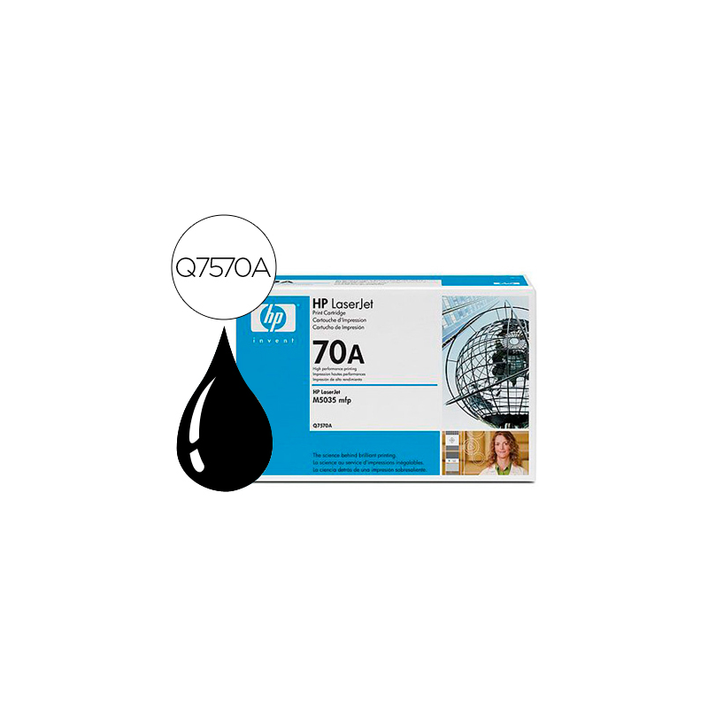 Toner hp laserjet mfp n5025/ m5035 negro -15.000pag.- 70a