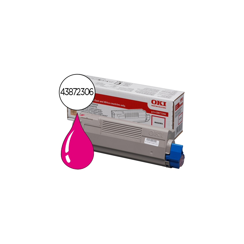 Toner oki c5650/5750 magenta 2000 pag type c12