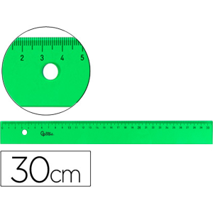 Regla liderpapel 30 cm...