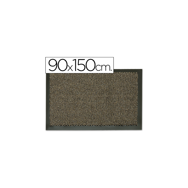 Alfombra paperflow antipolvo gris basic 90x150 cm
