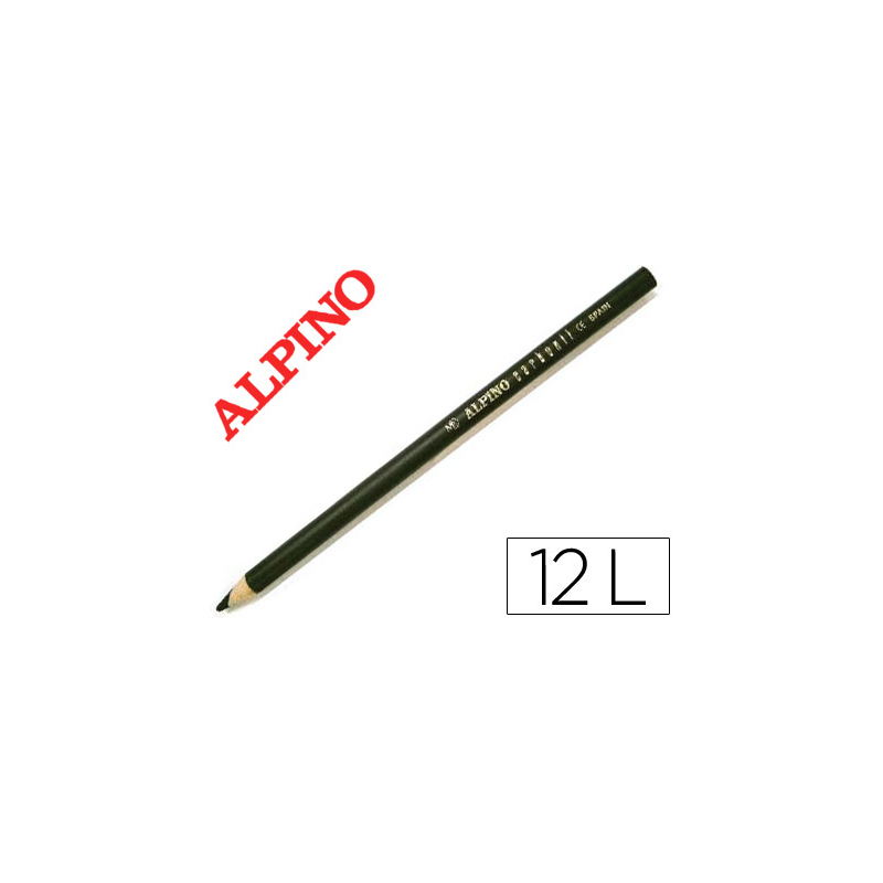 Lapices alpino carbonil caja de 12 unidades