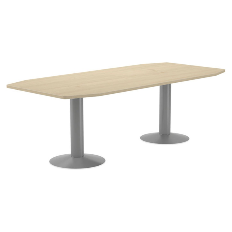 Mesa reunion meeting 3003at01 estructura gris tablero haya 220x100x72 cm