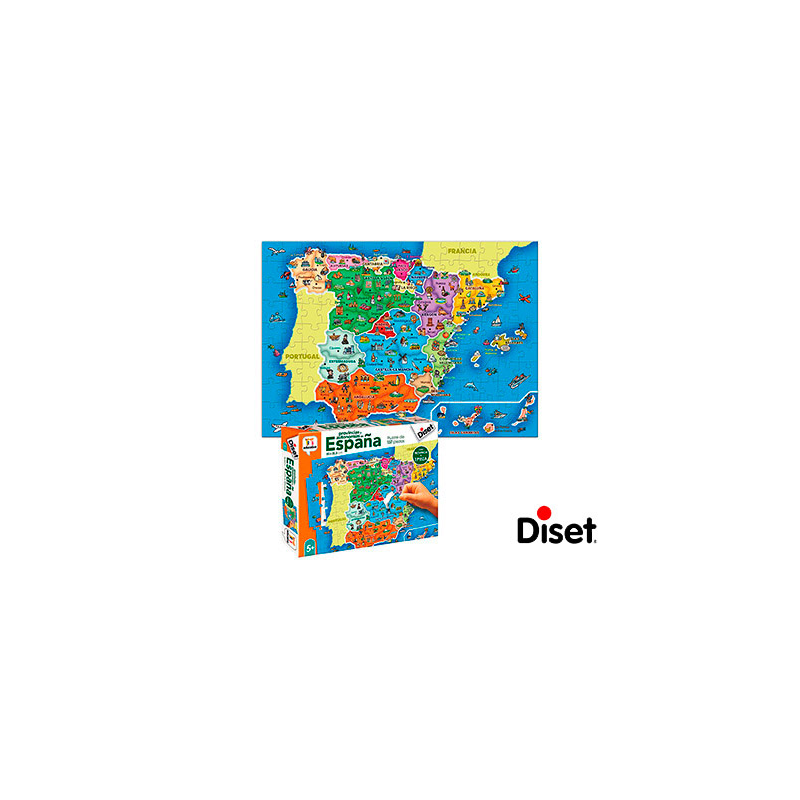Juego diset didactico provincias de españa
