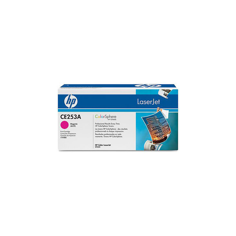 Toner hp laserjet color cp3525 magenta 7.000 pag
