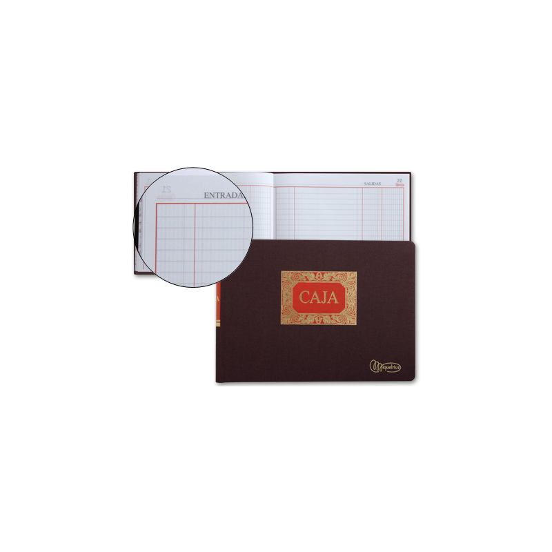 Libro miquelrius cuarto apaisado 100 hojas caja entrada y salida