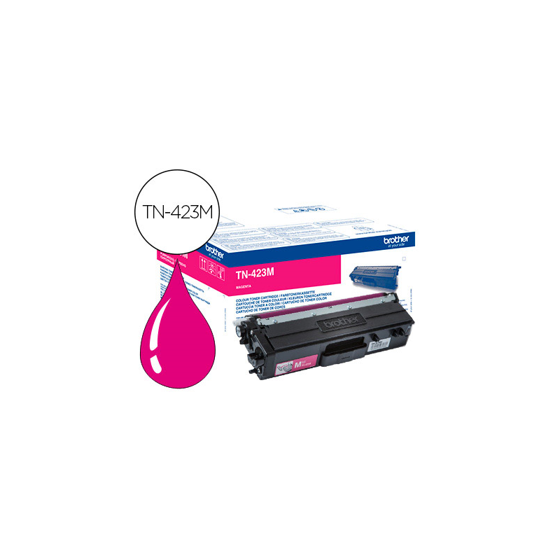 Toner brother tn-423 para dcp-l8410 cdn/8410 cdw/ hl-l8260 cdw/mfc-l8360 cdw /8690 cdw/8900 cdw magenta