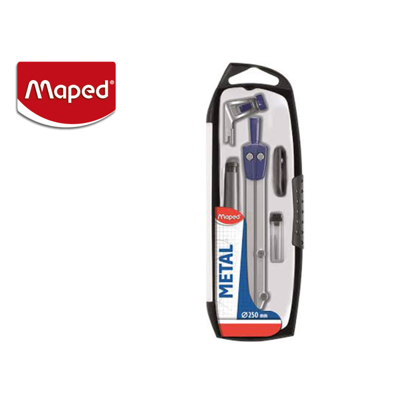 Compas maped start con con portaminas 0,5 mm en estuche con 5 piezas