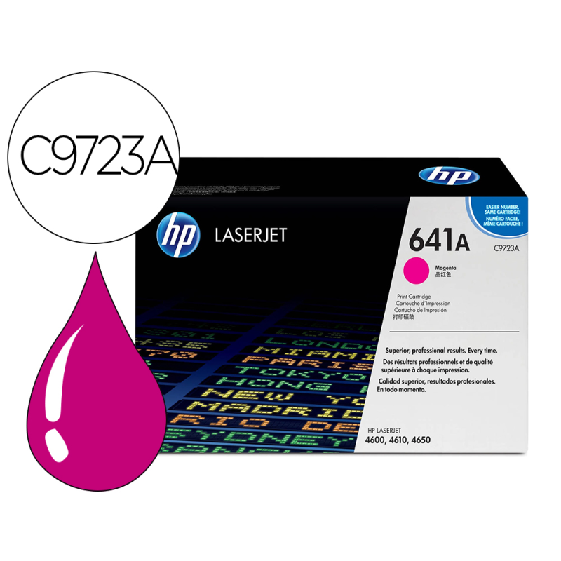 Toner hp c9723a magenta laserjet 4600 -8000 pag