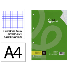 Recambio liderpapel a4 100...