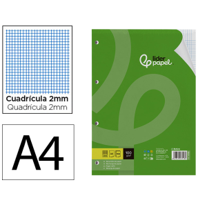 Recambio liderpapel a4 100...