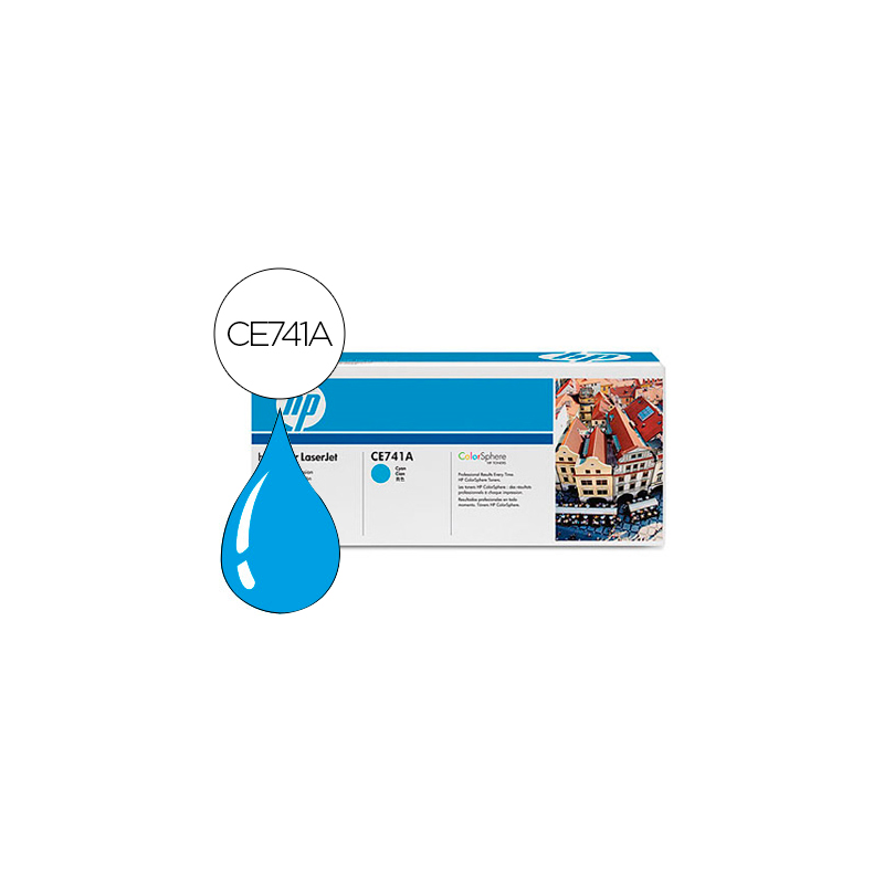 Toner hp color laserjet cp5225 cp5225n cp5225d -ce741a- cian 7.300 pags