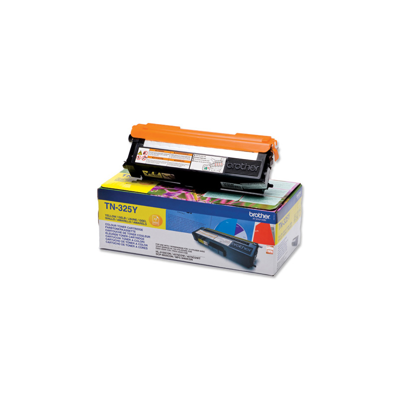 Toner brother tn-325y amarillo -3,500pag- hl-4140cn hl-4150cdn hl-4570cdw dcp-9055cdn dcp-9270cdw