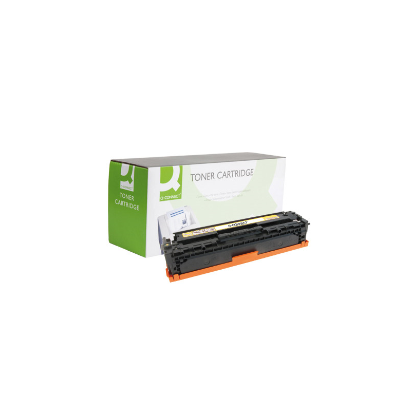 Toner q-connect compatible hp cb542a color laser jet 1215/1515/1518 amarillo -1.400pag-