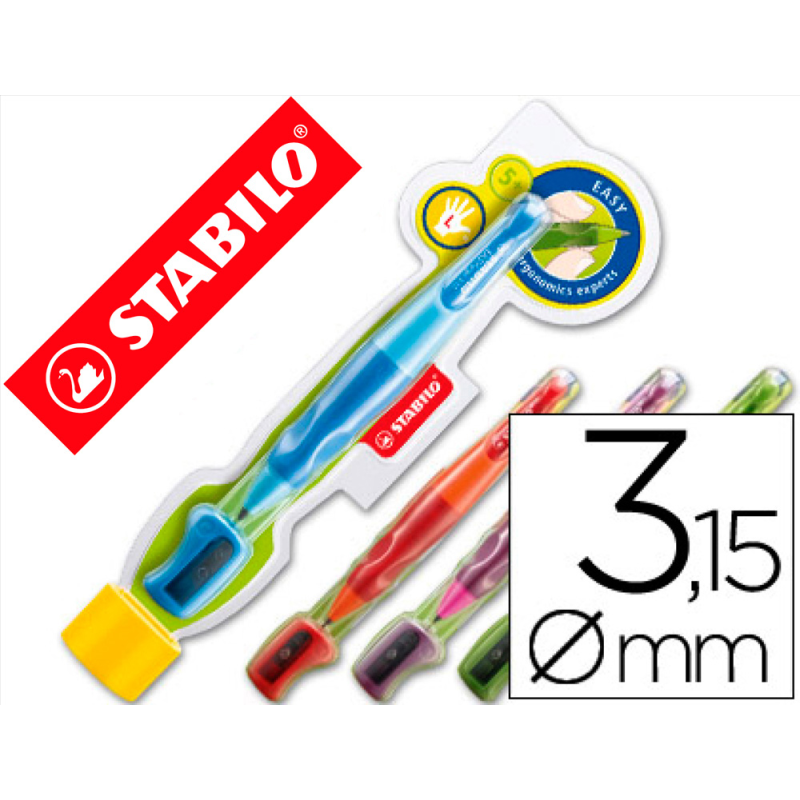 Portaminas stabilo easy ergo 3,15 mm
