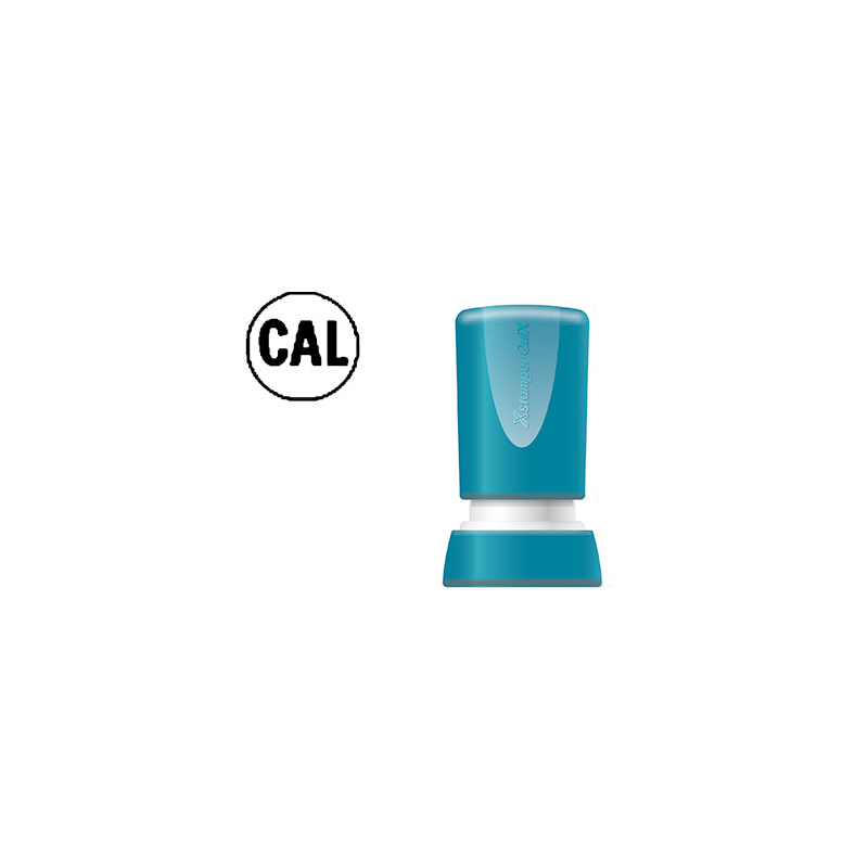 Sello x'stamper quix personalizable color negro redondo diametro 14 mm q-32