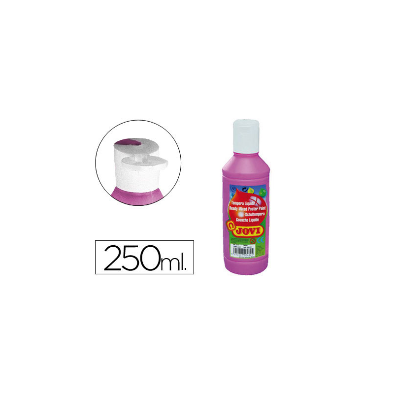 Tempera liquida jovi escolar 250 ml magenta