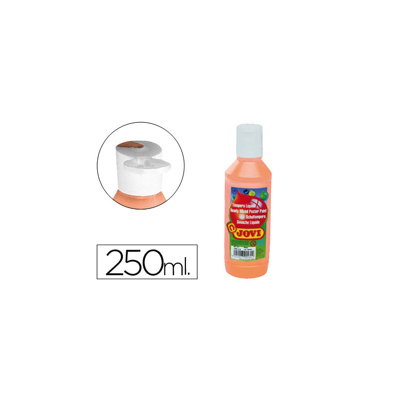 Tempera liquida jovi escolar 250 ml carne