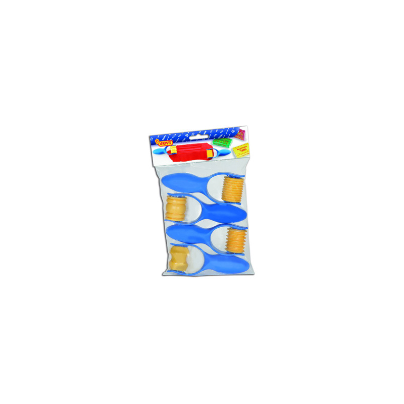 Rodillo jovi para marcar y modelar pasta bolsa de 4 unidades surtidas