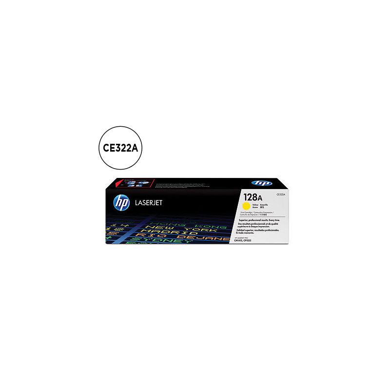 Toner hp laserjet pro cm1415 cp1525 amarillo -1.300 pags