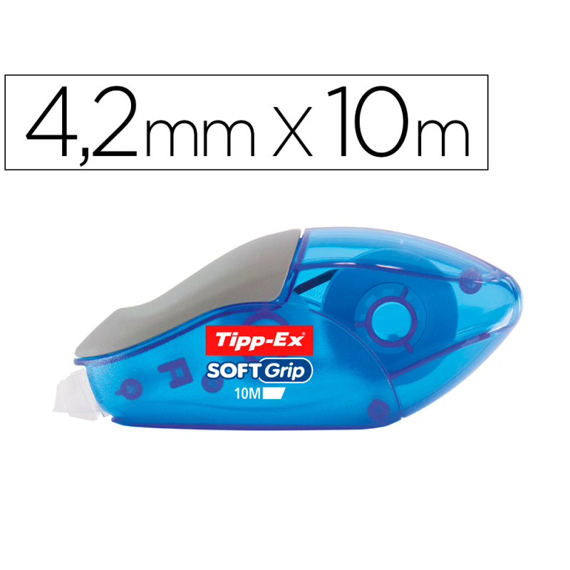 Corrector tipp-ex cinta soft grip 4,2 mm x 10 mt