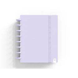 Cuaderno ingeniox foam a5 80h rayado horizontal malva pastel