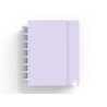 Cuaderno ingeniox foam a5 80h rayado horizontal malva pastel