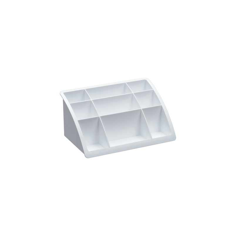 Organizador sobremesa plastico offisys timeless blanco 198x128x93 mm