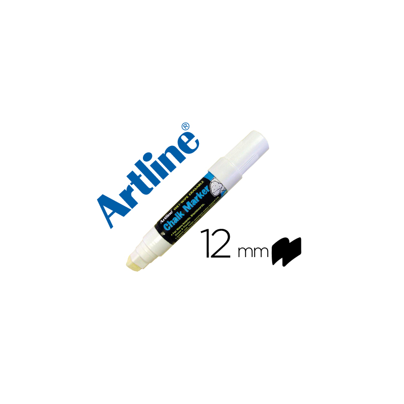 Rotulador artline pizarra verde negra epw-12 mm color blanco