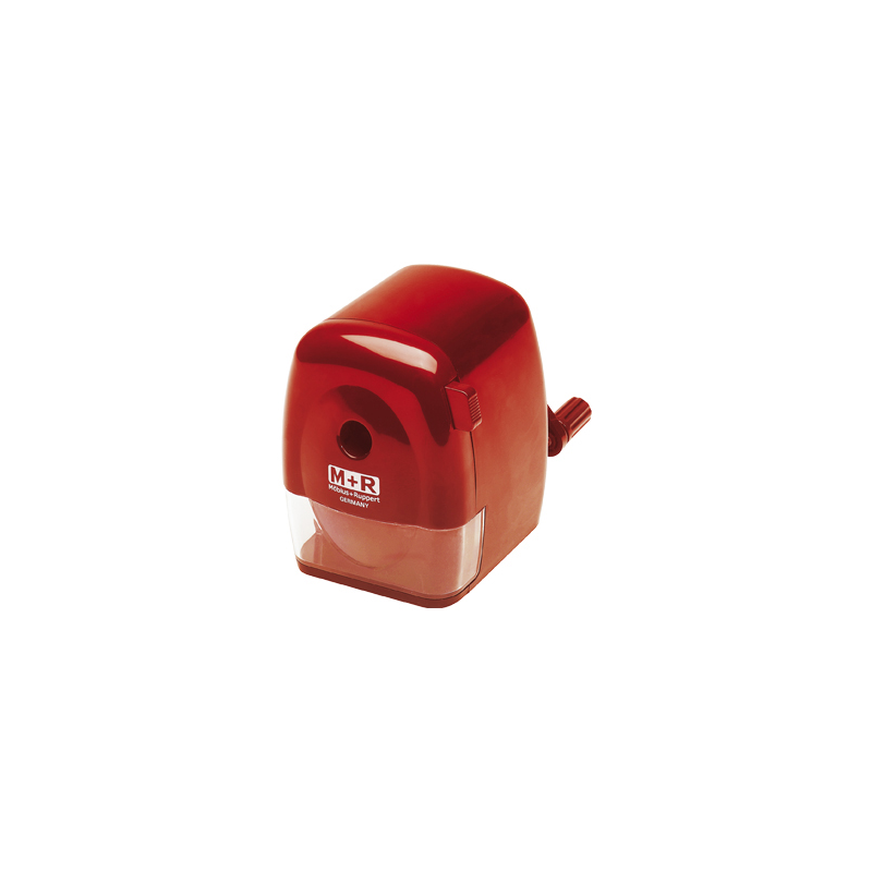 Sacapuntas sobremesa m+r manual color rojo