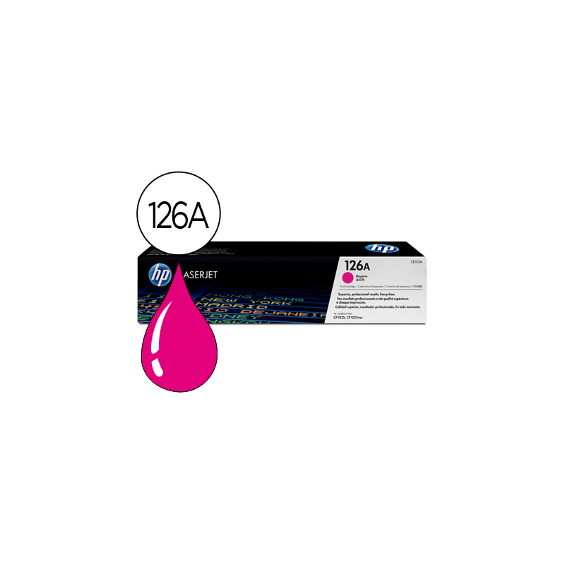 Toner hp laserjet cp1025 mfp m175a ce313a magenta -1000 pag-