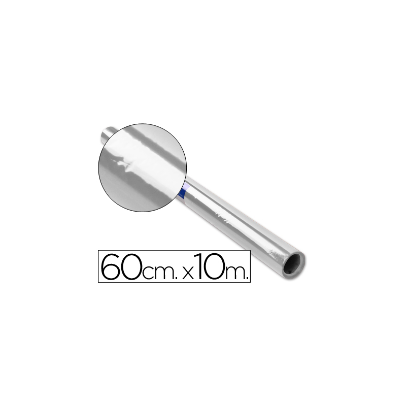 Papel celofan liderpapel transparente rollo 0,60x10 mt