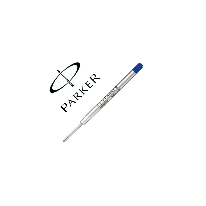 Recambio boligrafo parker azul fino