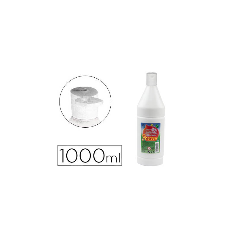 Tempera liquida jovi escolar 1000 ml blanco
