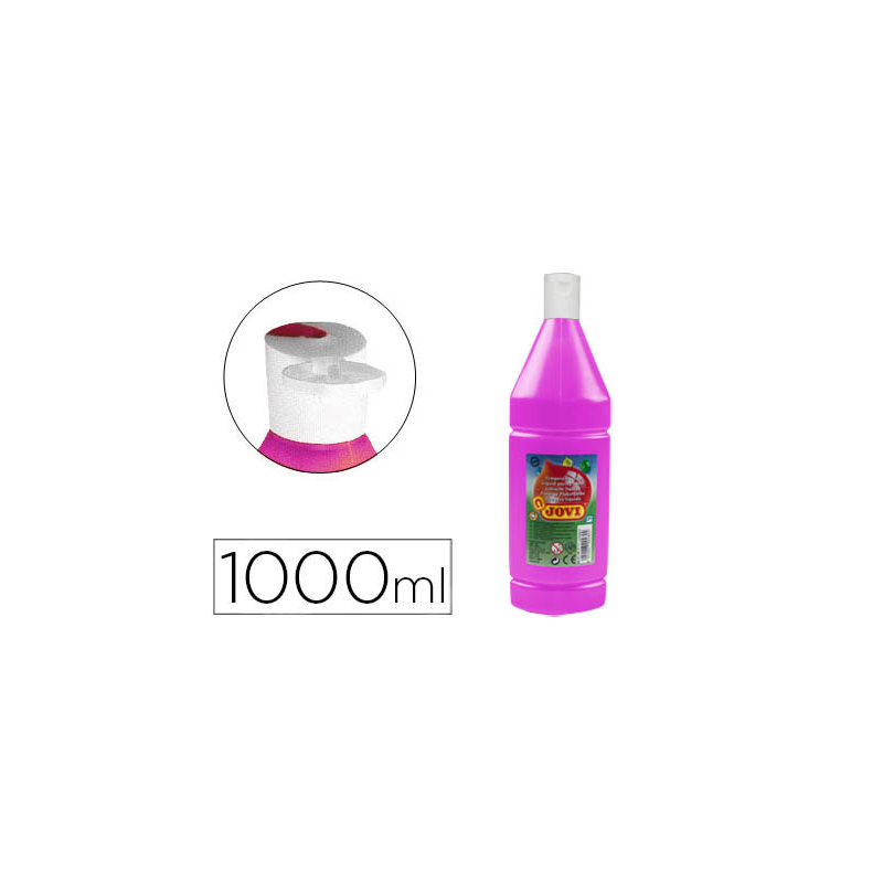 Tempera liquida jovi escolar 1000 ml magenta