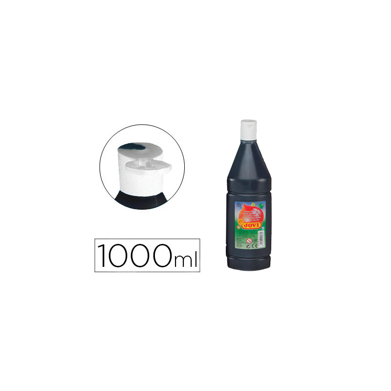 Tempera liquida jovi escolar 1000 ml negro