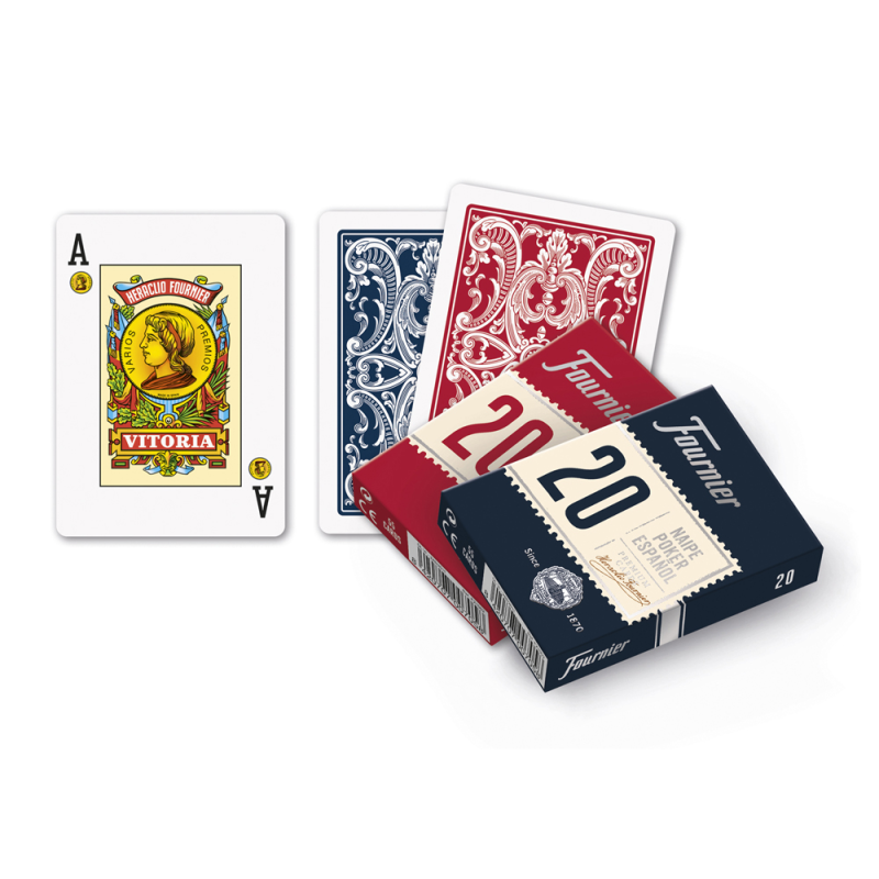 Baraja fournier poker español nº20 54 cartas